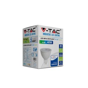 LED луничка 6W GU5.3 3000K Samsung чип VT-257 V-TAC | AVStore