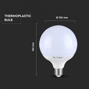 LED крушка 22W E27 G120 4000K 120LM/W Samsung чип VT-242 V-TAC | AVStore