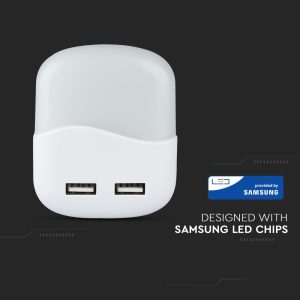 LED нощна лампа 0.45W 3000K Samsung чип VT-84 V-TAC | AVStore