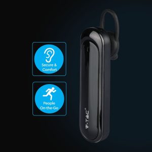 Bluetooth слушалка с микро USB зареждане Wireless Headset VT-6800 V-TAC черна | AVStore