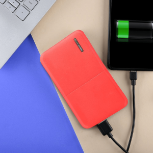 Външна батерия Power Bank, Micro USB 10000 mAh VT-3518 V-TAC червена | AVStore