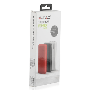 Външна батерия Power Bank, Micro USB 10000 mAh VT-3518 V-TAC черна | AVStore
