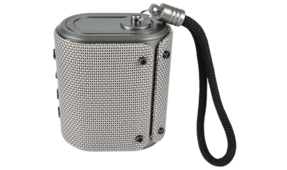 100618UK_CO2 Водоустойчива Bluetooth преносима тонколонка AV:LINK Wave с вградена батерия, сива | AVStore