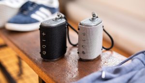 Водоустойчива Bluetooth преносима тонколонка AV:LINK Wave с вградена батерия, сива | AVStore