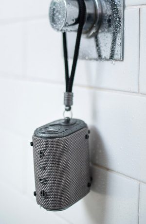 Водоустойчива Bluetooth преносима тонколонка AV:LINK Wave с вградена батерия, сива | AVStore