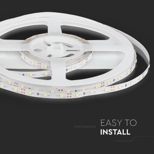 LED лента червена 3.6W/M IP20 12V VT-3528-60 V-TAC ролка 5 метра | AVStore