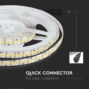 LED лента 18W/M 6000K IP20 VT-2835-204 V-TAC ролка 5 метра | AVStore
