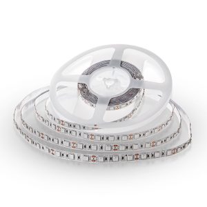 LED лента 10.8W/M RGB+3000K IP20 12V VT-5050-60 V-TAC ролка 5 метра | AVStore