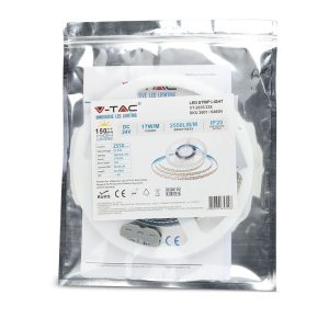 LED лента 17W/M 4000K IP20 24V VT-2835-238 V-TAC ролка 5 метра | AVStore