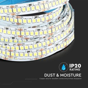 LED лента 17W/M 4000K IP20 24V VT-2835-238 V-TAC ролка 5 метра | AVStore