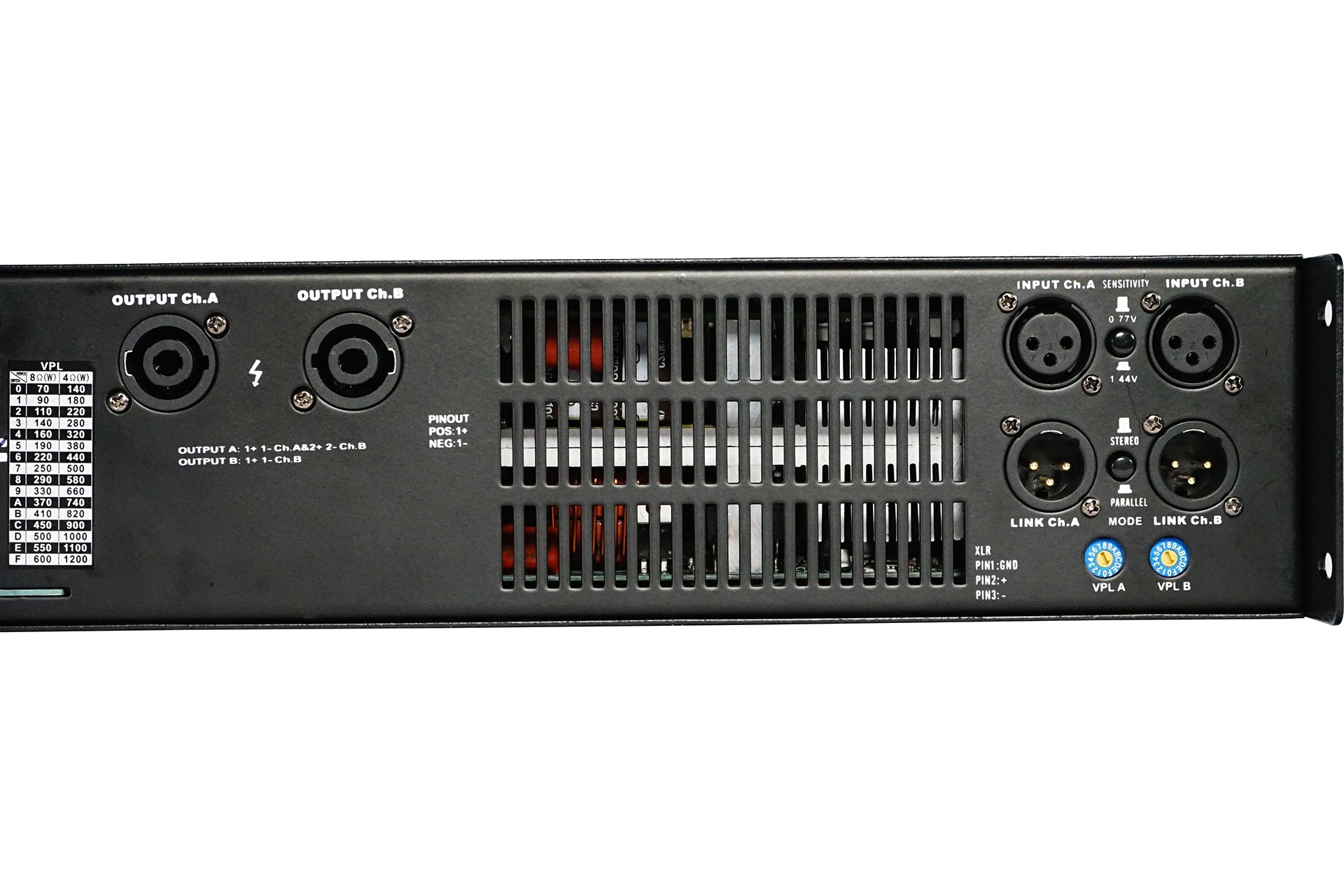 IHOS D1200 L005742 – 3 Професионален усилвател IHOS D1200 | AVStore