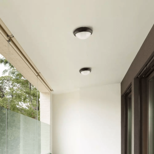 LED плафон черен 8W 3000K Ф180 кръгъл VT-8014 V-TAC | AVStore