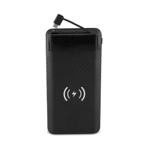 Външна батерия с безжично зареждане Power Bank USB C, Micro USB 20000 mAh VT-3508 V-TAC черна | AVStore