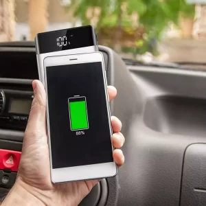 Външна батерия с безжично зареждане Power Bank USB C, Micro USB 20000 mAh VT-3508 V-TAC бяла | AVStore