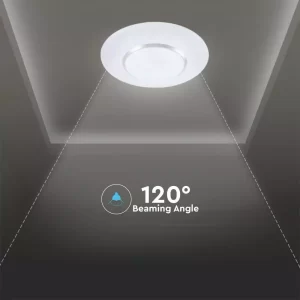 LED плафон 60W 3в1 Ф500 с дистанционно управление кръгъл VT-8504 V-TAC | AVStore