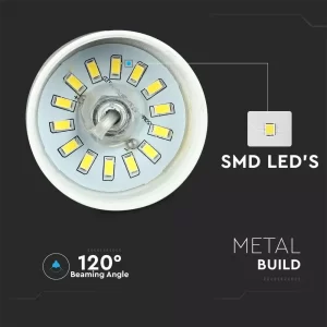 LED пендел акрил златен абажур 7W 4000K V-TAC VT-7333 | AVStore