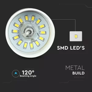 LED пендел акрил златен абажур 7W 3000K V-TAC VT-7666 | AVStore