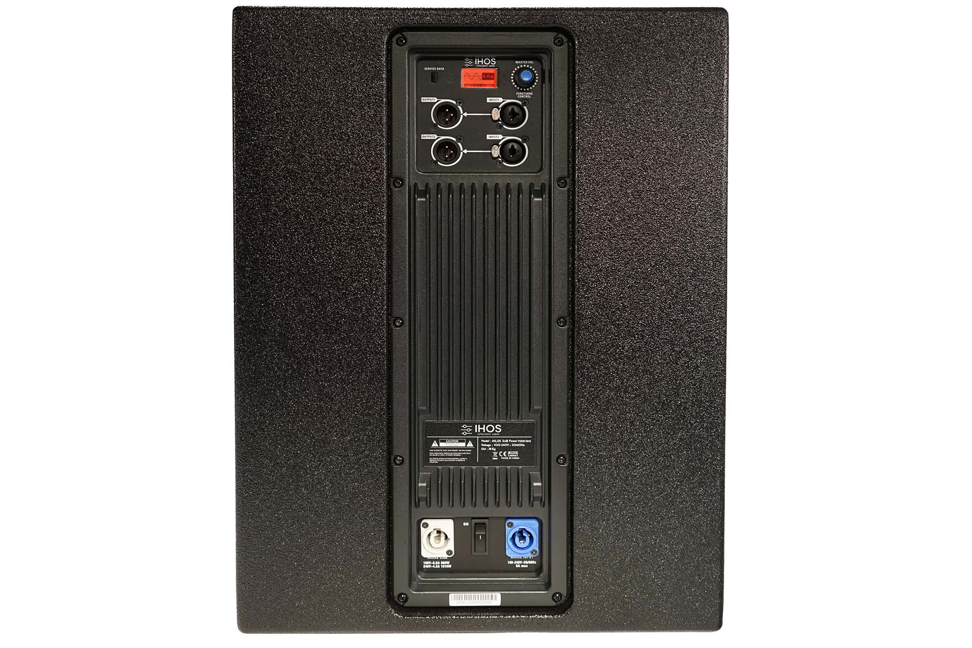 L005685 Активен array събуфър 12 IHOS MILOS SUB 700W – 6 Активен array събуфър 12″ 1400W IHOS MILOS SUB | AVStore