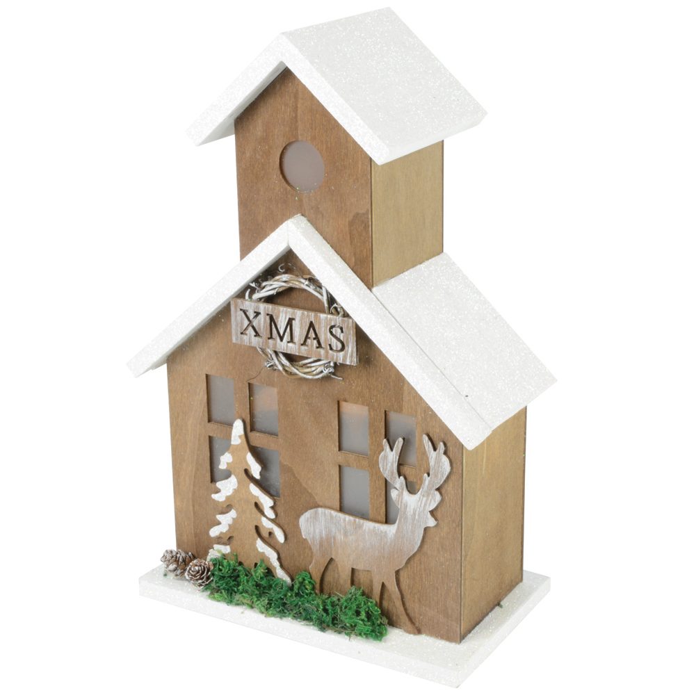 Коледна къща украса с вградено LED осветление | AVStore