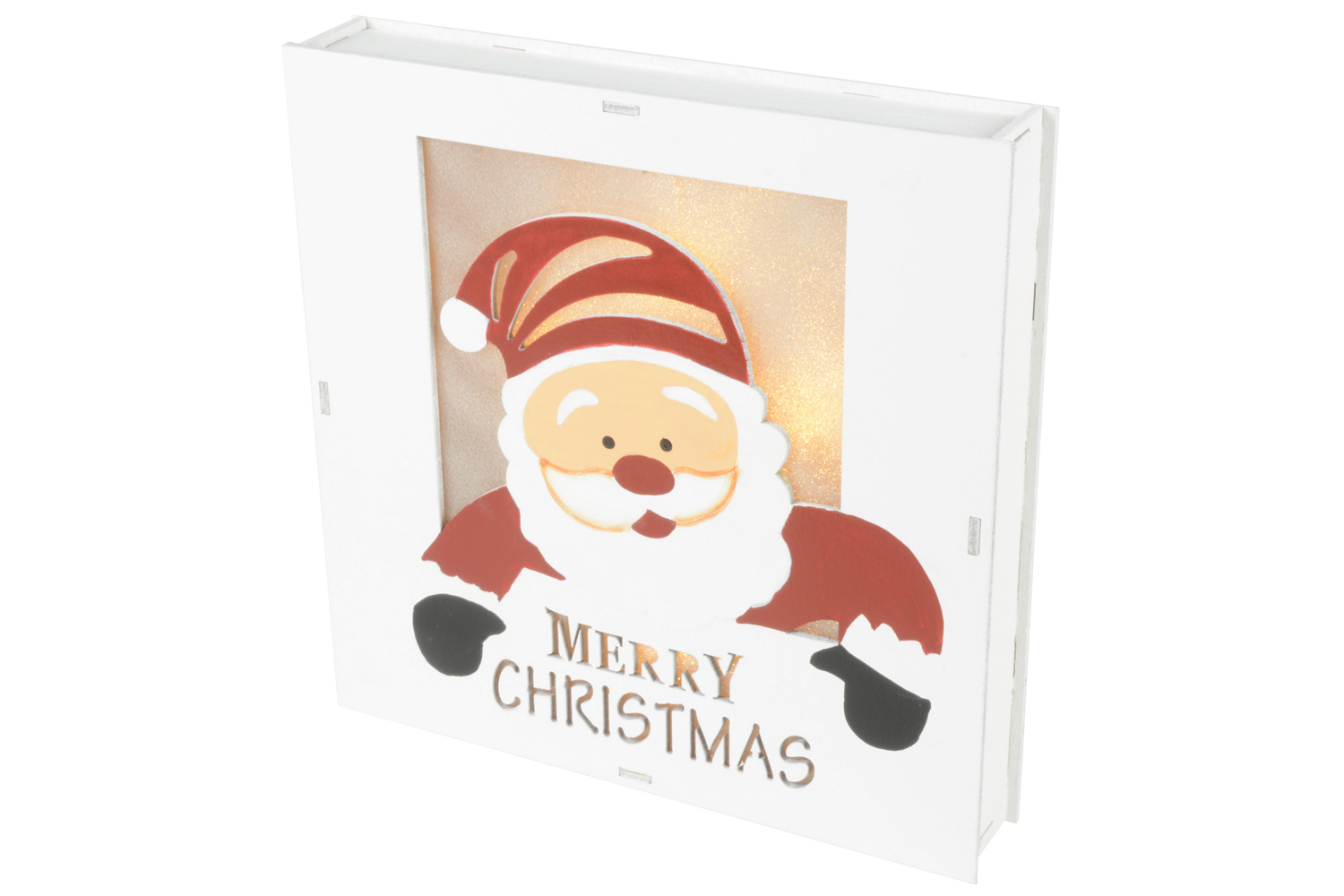 Светещ Дядо Коледа коледна украса с вградено LED осветление | AVStore