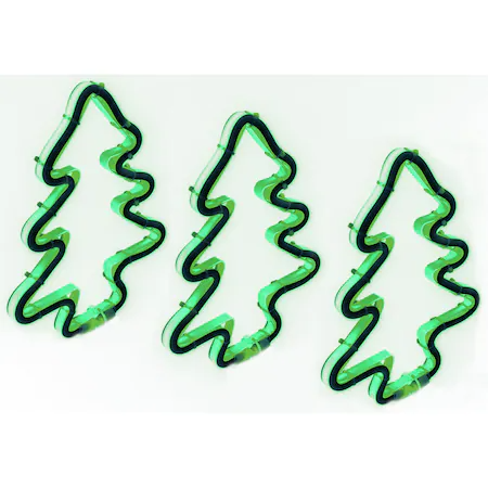 Коледна украса lyyt комплект декоративни елхи, с LED неоново осветление, водоустойчиви, външно ползване | AVStore