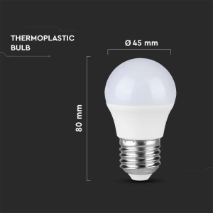 LED крушка 3.7W E27 3000K VT-1830 V-TAC | AVStore