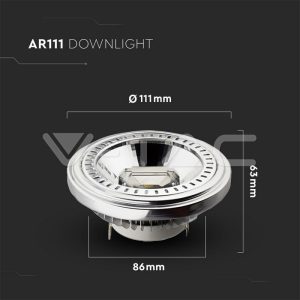 LED крушка 12W 4000K G53 VT-1110 V-TAC | AVStore