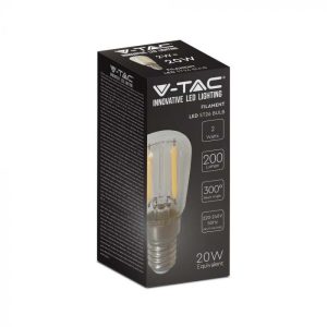 LED крушка 2W E14 6500K филамент VT-1952 V-TAC | AVStore