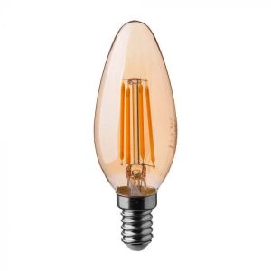 LED крушка 4W E14 2200K филамент VT-1955 V-TAC | AVStore