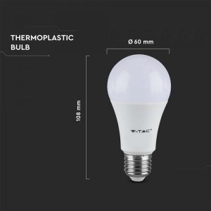 LED крушка 8.5W E27 3000K VT-2099 V-TAC | AVStore