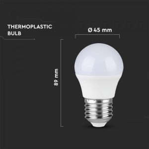 LED крушка 6.5W E27 4000K Samsung чип VT-290 V-TAC | AVStore