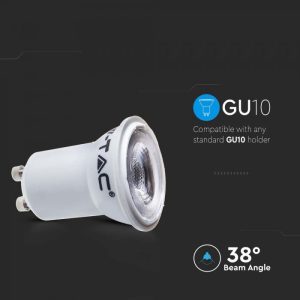 LED луничка 2W GU10 3000K Samsung чип VT-232 V-TAC | AVStore