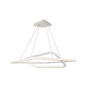 LED пендел правоъгълен 48W 3000K V-TAC VT-7909 бял | AVStore