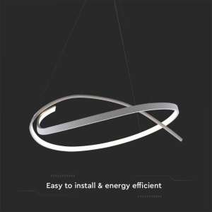 LED пендел висящ 48W 4000K V-TAC VT-7916 бял | AVStore