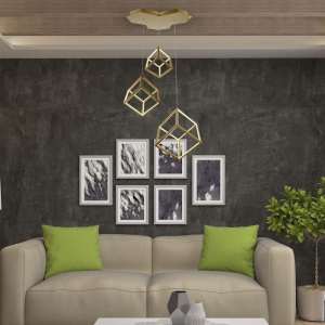 LED пендел 46W 3000K V-TAC VT-7920 златист | AVStore