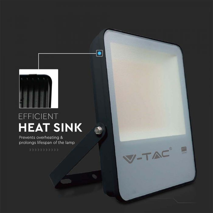 20406-i3 LED прожектор 100W 4000K Samsung чип VT-132 V-TAC черен | AVStore