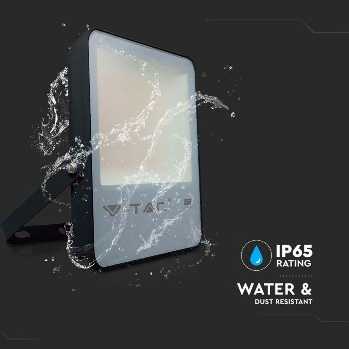 20406-i5 LED прожектор 100W 4000K Samsung чип VT-132 V-TAC черен | AVStore