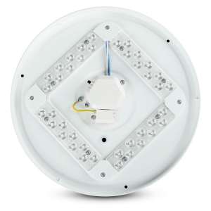 LED плафон кръгъл/блестящ 36W 3в1 VT-8436 V-TAC бял | AVStore