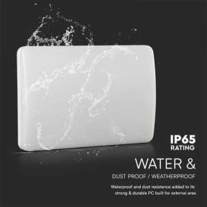 LED плафон със сензор Ден/Нощ 12W 4000K VT-81006 V-TAC | AVStore