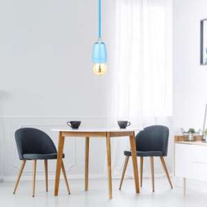 Пендел с порцеланова фасунга Ø47mm V-TAC VT-7998 син | AVStore