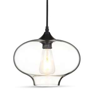 Стъклен пендел прозрачна сфера Ø265mm V-TAC VT-7229 | AVStore