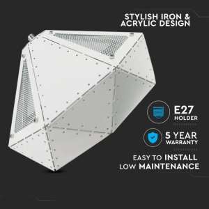 Пендел бяла призма V-TAC VT-7310 | AVStore