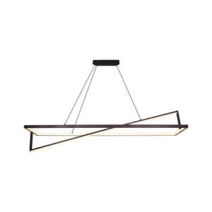 LED пендел висящ 45W 3000K V-TAC VT-7756 черен | AVStore