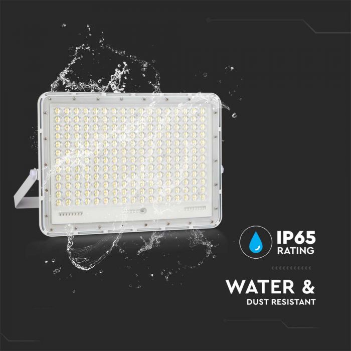7847-i4_1 LED соларен прожектор 30W 4000K VT-240W бял | AVStore