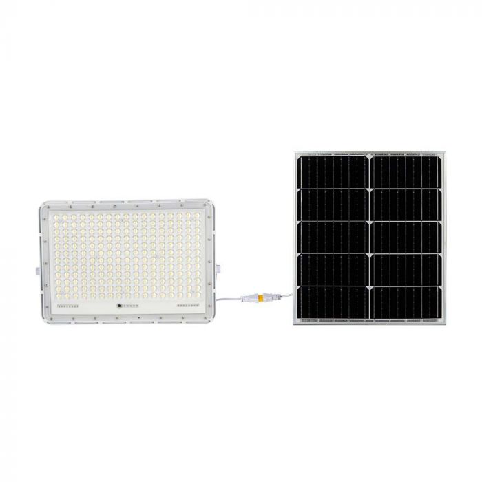 7847-p3_1 LED соларен прожектор 30W 4000K VT-240W бял | AVStore