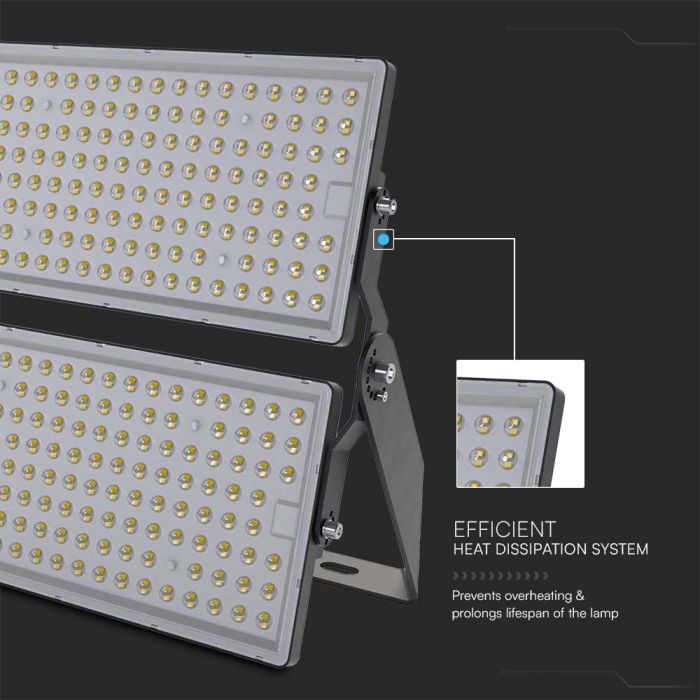 97212-i2 LED прожектор 500W 6500K VT-48500 V-TAC черен | AVStore
