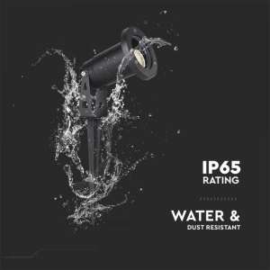 Градинско осветително тяло VT-1119 V-TAC черно | AVStore