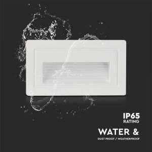 LED лампа за стъпала 3W 3000K VT-1130 V-TAC бяла | AVStore