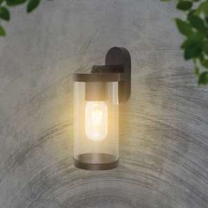 Прозрачно осветително тяло за стена VT-1149 V-TAC черен цилиндър | AVStore