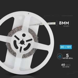 LED лента зелена 4.2W/M IP20 12V VT-3528-60 V-TAC ролка 5 метра | AVStore